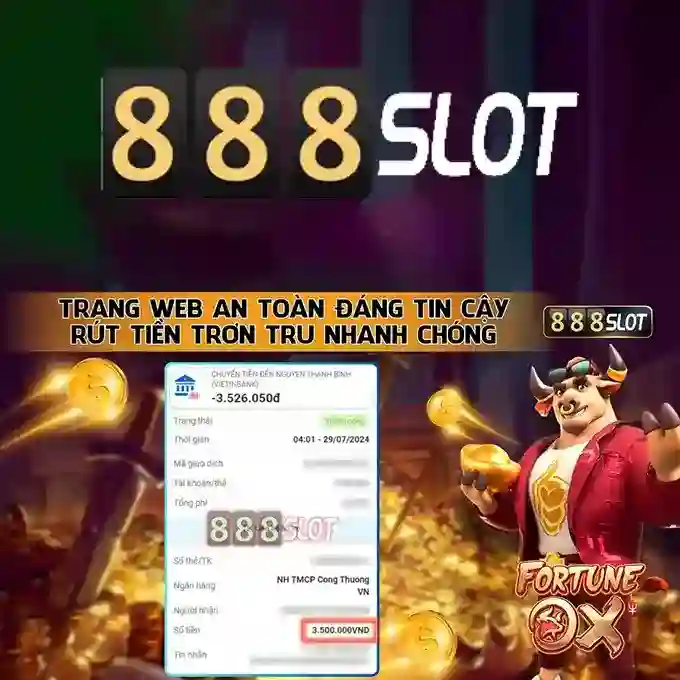 888slot - Nền tảng slots trực tuyến uy tín và giải trí cao